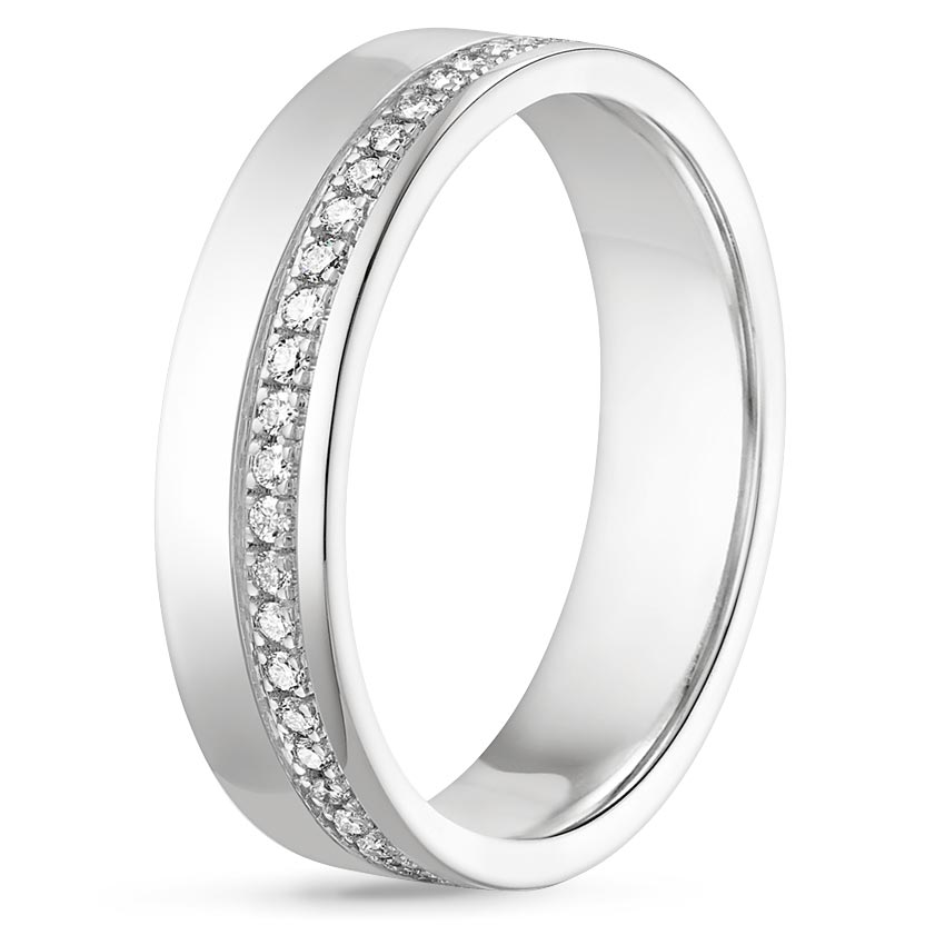 Austin Diamond Wedding Ring in Platinum