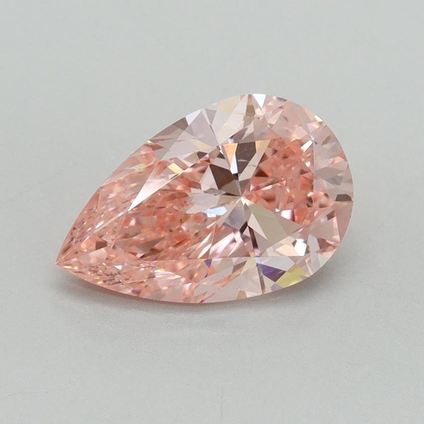 1.57 Ct. Fancy Vivid Pink Pear Lab Grown Diamond