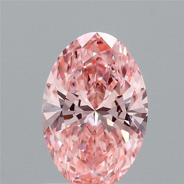 1.18 Ct. Fancy Vivid Pink Oval Lab Grown Diamond