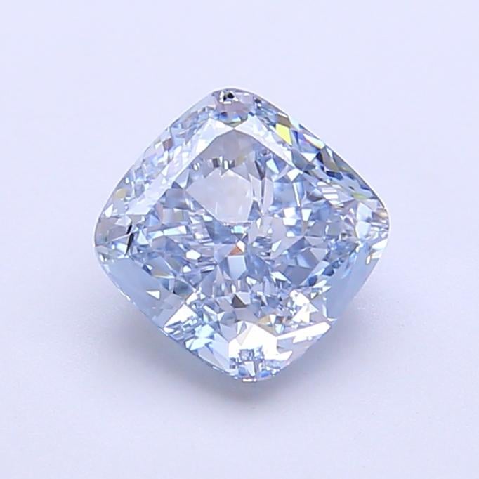 1.39 Ct. Fancy Intense  Blue Cushion Lab Grown Diamond