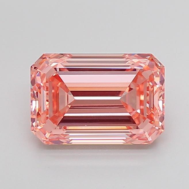 3.85 Ct. Fancy Intense Pink Emerald Lab Grown Diamond