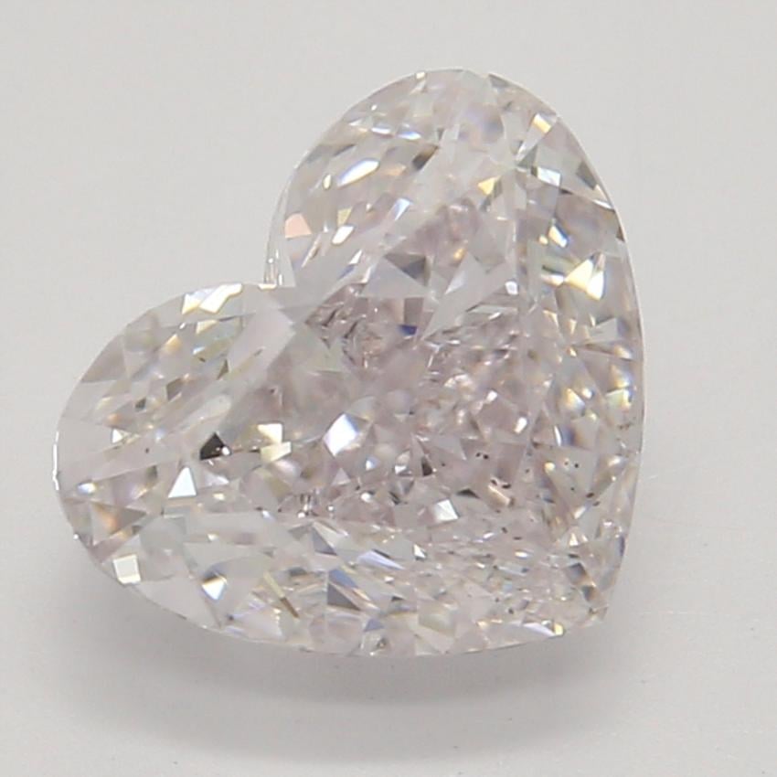 1.01 Ct. Light Pink Heart Diamond