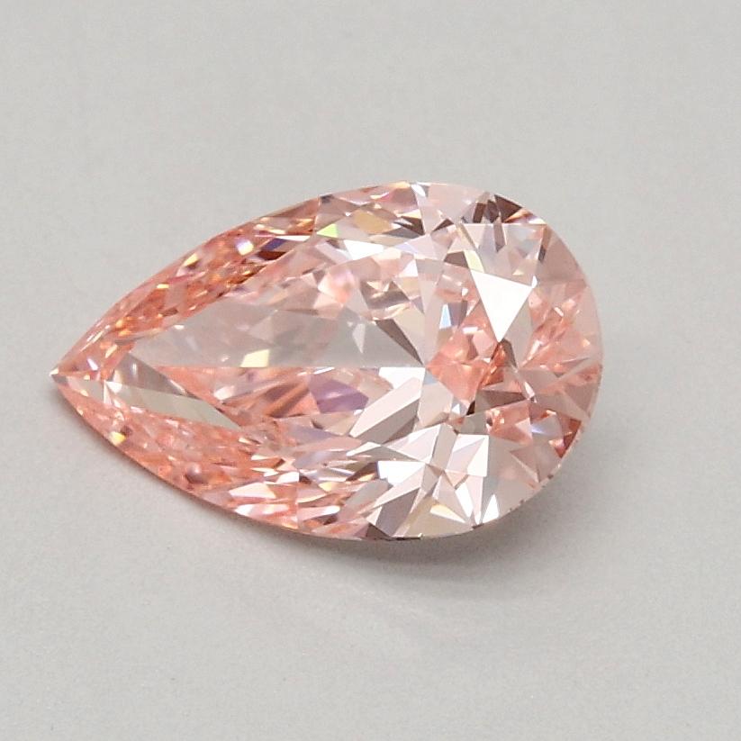 0.70 Ct. Fancy Vivid Pink Pear Lab Grown Diamond