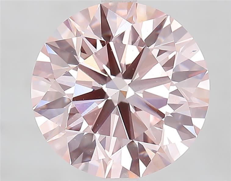 4.52 Ct. Fancy Intense  Pink Round Lab Grown Diamond