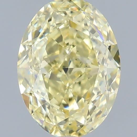 1.04 Ct. Fancy Intense Yellow Oval Lab Grown Diamond