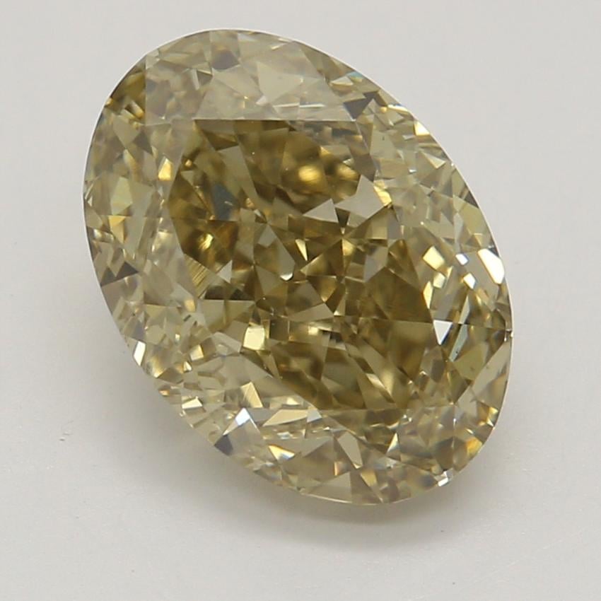 1.72 Ct. Fancy Brown-Yellow Oval Diamond
