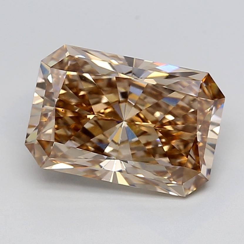 4.54 Ct. Fancy  Brown Radiant Lab Grown Diamond