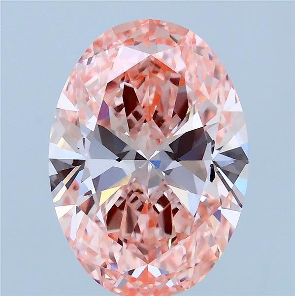 3.00 Ct. Fancy Pink Oval Lab Grown Diamond