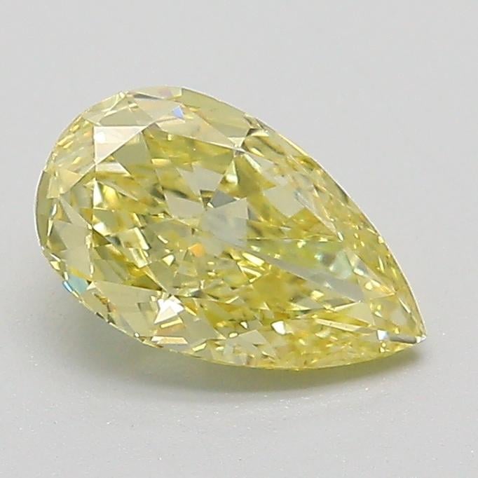 1.01 Ct. Fancy Intense  Yellow Pear Lab Grown Diamond