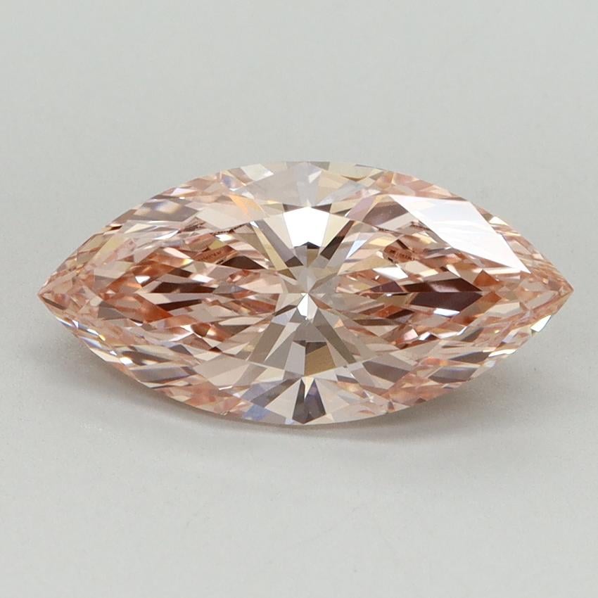 2.18 Ct. Fancy Intense Pink Marquise Lab Grown Diamond