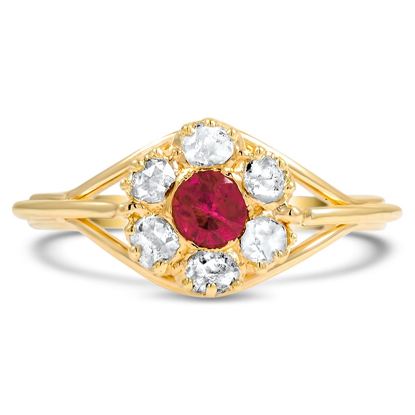 Victorian Ruby Vintage Ring | Belle Rose | Brilliant Earth