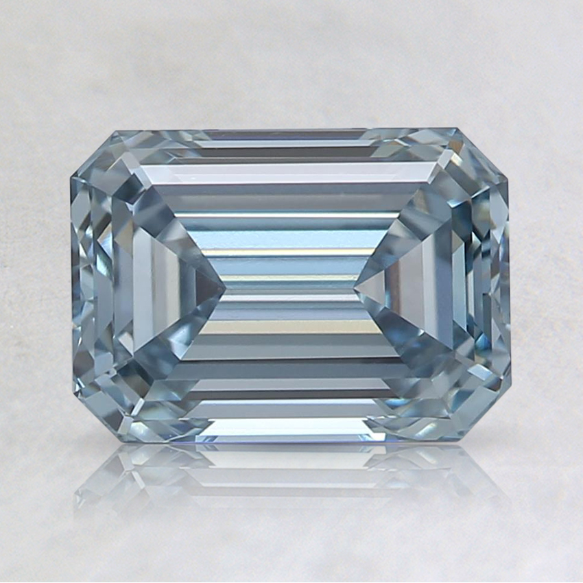1.60 Ct. Fancy Greenish Blue Emerald Lab Grown Diamond
