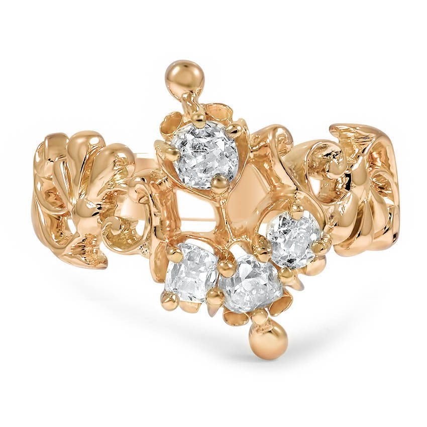 Art Nouveau Diamond Vintage Ring