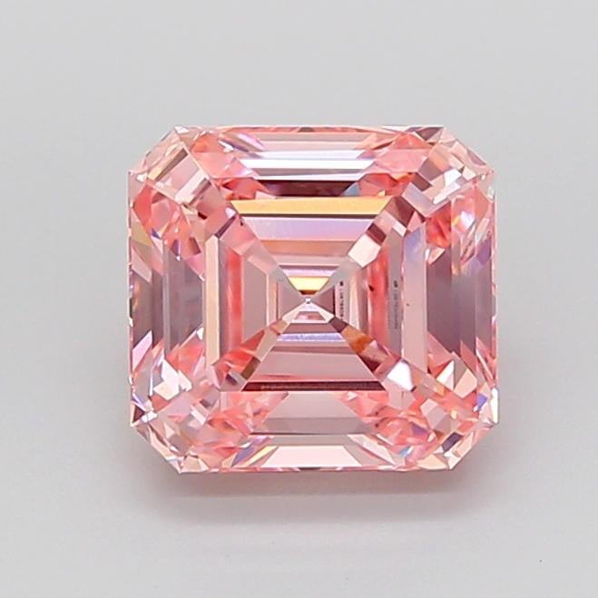 3.72 Ct. Fancy Intense Pink Emerald Lab Grown Diamond