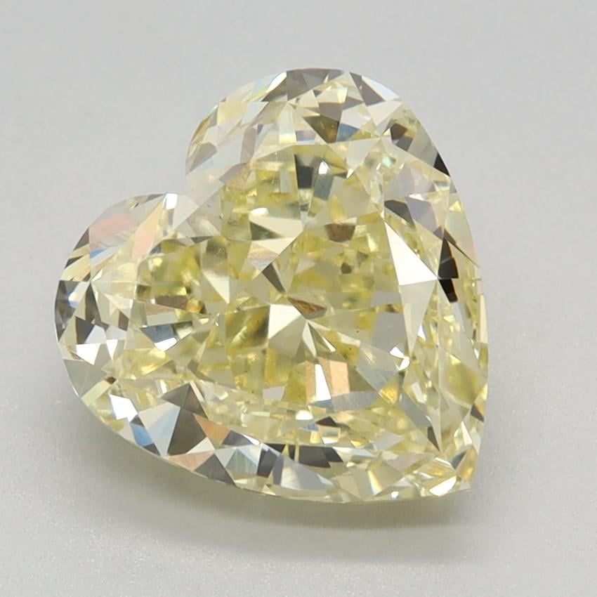 2.69 Ct. Fancy Intense Yellow Heart Lab Grown Diamond