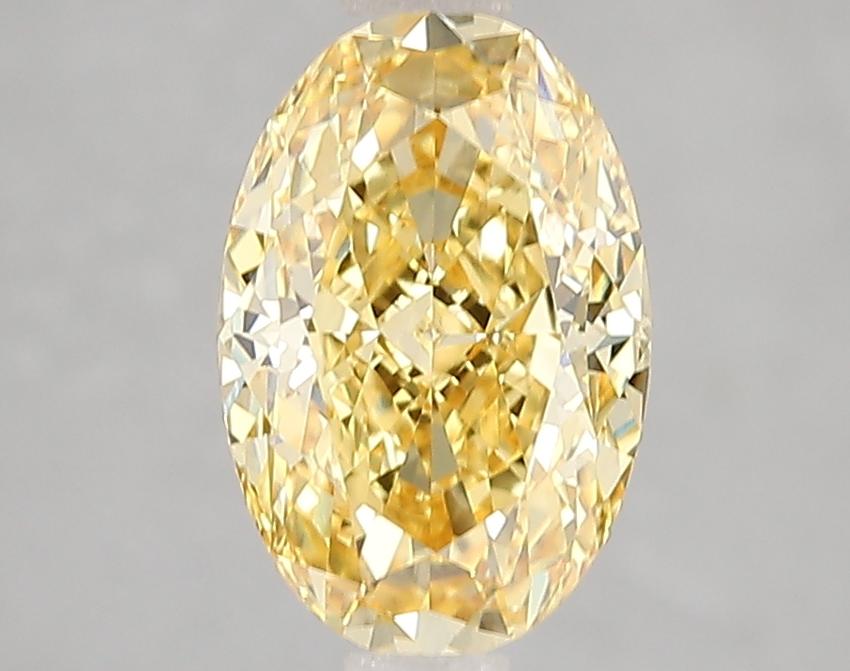 2.09 Ct. Fancy Vivid Yellow Oval Lab Grown Diamond