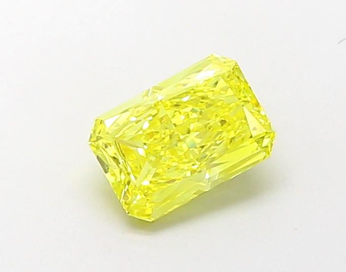 1.54 Ct. Fancy Vivid  Yellow Radiant Lab Grown Diamond