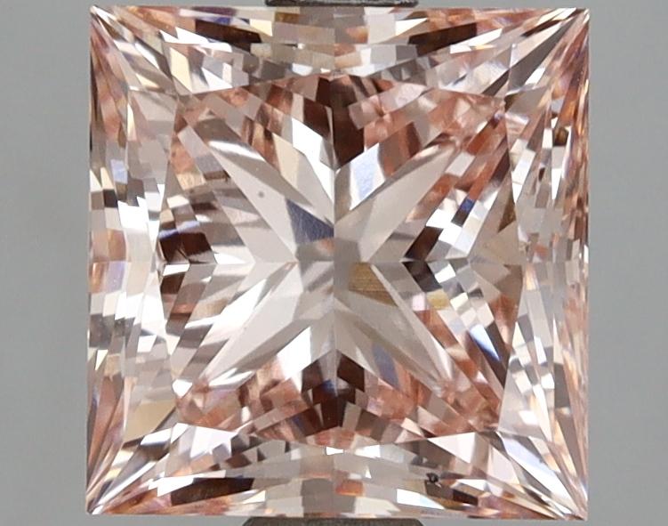 3.05 Ct. Fancy Intense Pink Princess Lab Grown Diamond