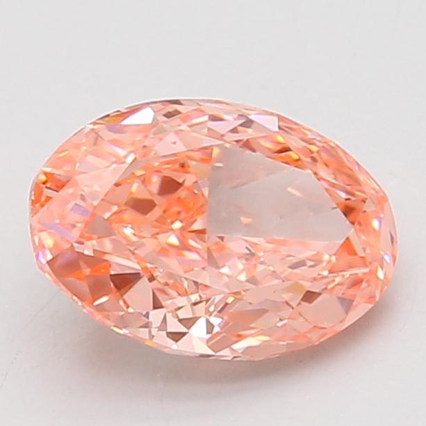 2.07 Ct. Fancy Vivid Pink Oval Lab Grown Diamond