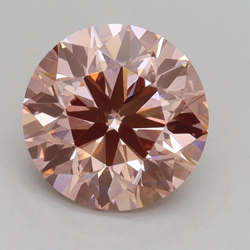 2.00 Ct. Fancy Intense Pink Round Lab Grown Diamond