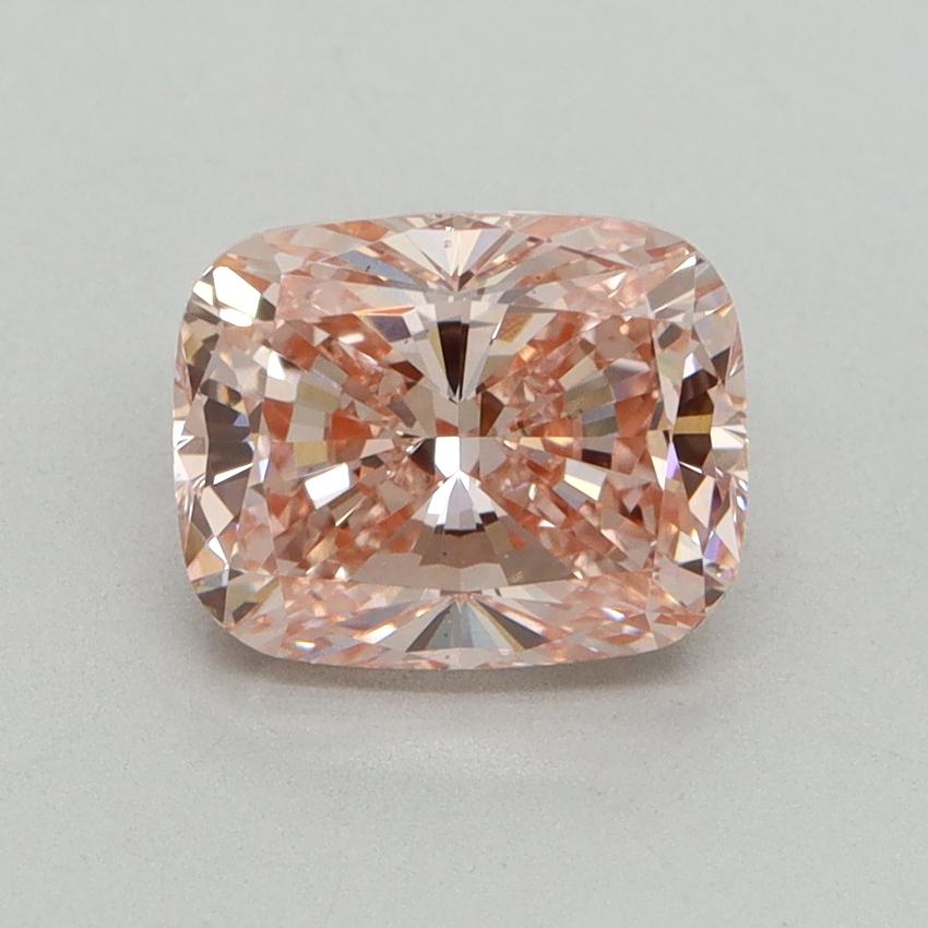 2.01 Ct. Fancy Intense Pink Cushion Lab Grown Diamond