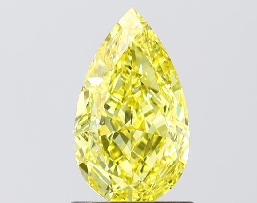 2.55 Ct. Fancy Intense Yellow Yellow Oval Lab Grown Diamond