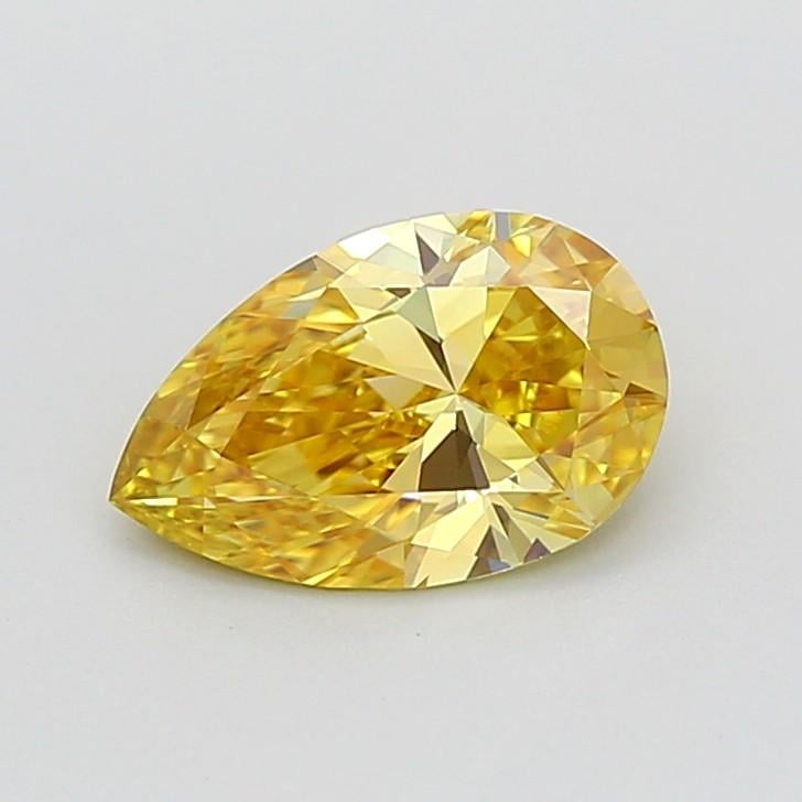 1.33 Ct. Fancy Intense Yellow Pear Lab Grown Diamond