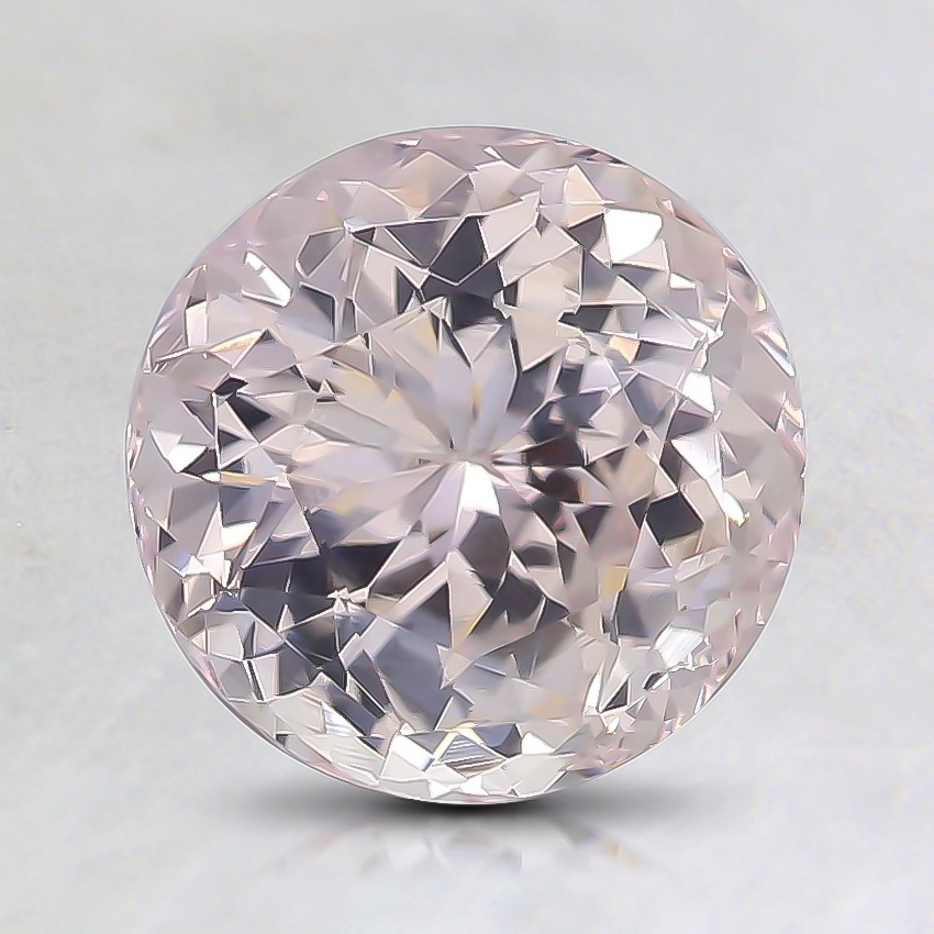 7.3mm Peach Round Sapphire