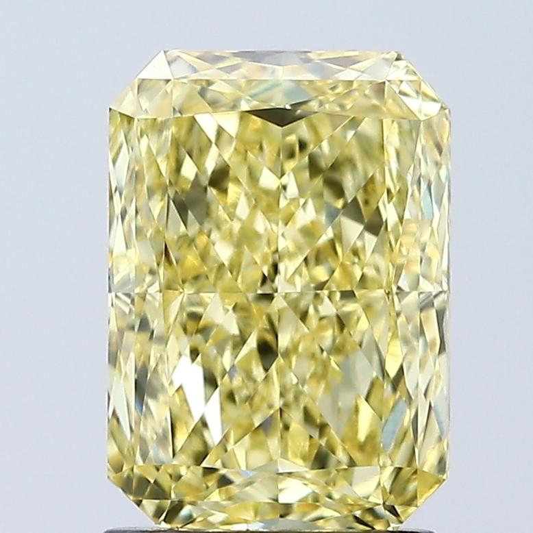 2.03 Ct. Fancy Vivid Yellow Radiant Lab Grown Diamond