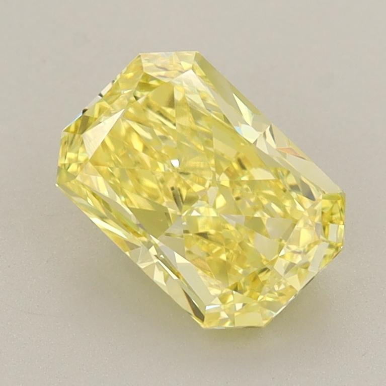 1.54 Ct. Fancy Vivid  Yellow Radiant Lab Grown Diamond