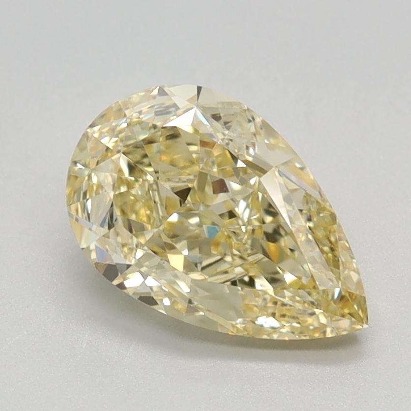 1.33 Ct. Fancy Intense Yellow Pear Lab Grown Diamond