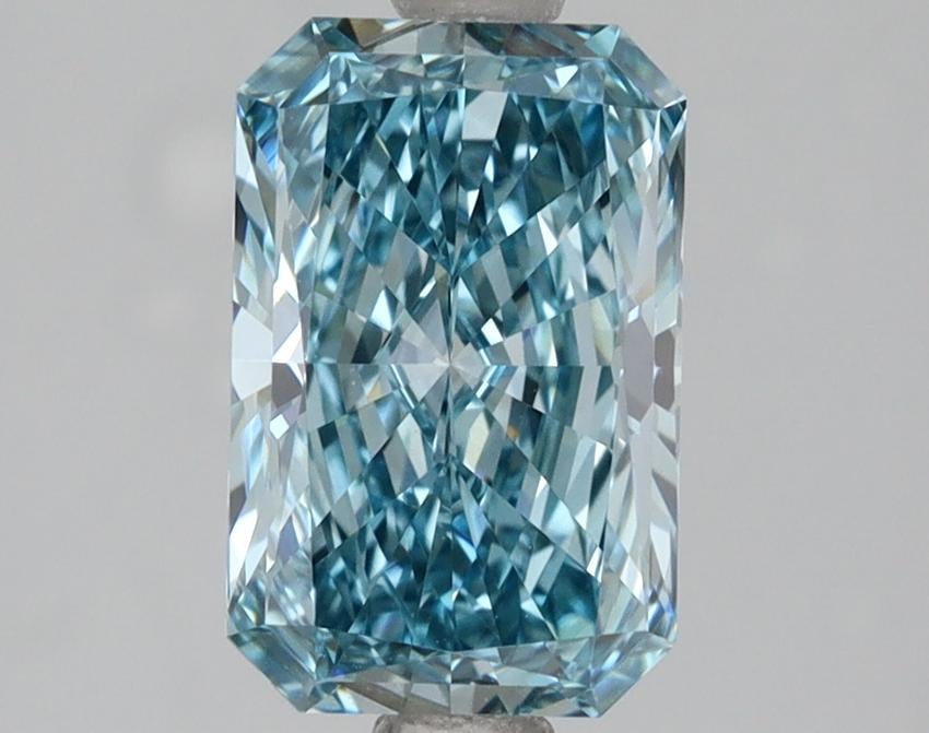 1.55 Ct. Fancy Vivid Blue Radiant Lab Grown Diamond