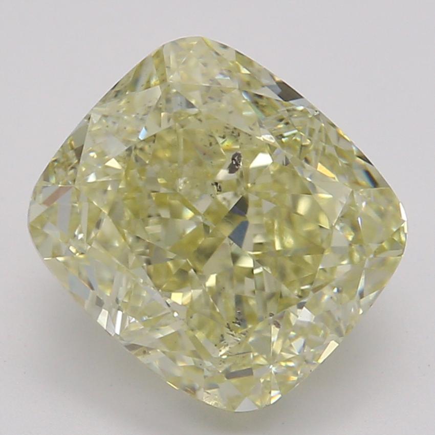 2.01 Ct. Fancy Yellow Cushion Diamond