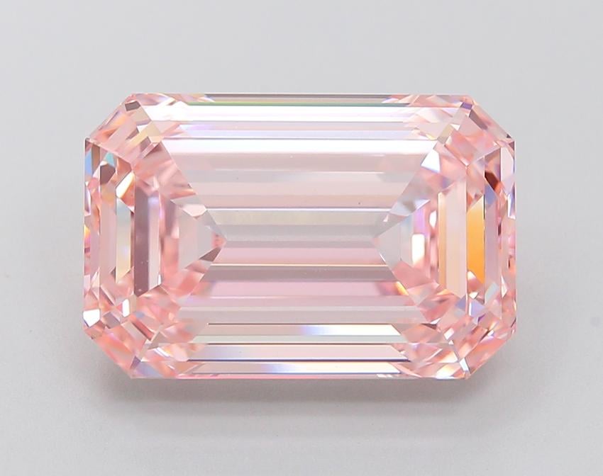 10.19 Ct. Fancy Intense Pink Emerald Lab Grown Diamond