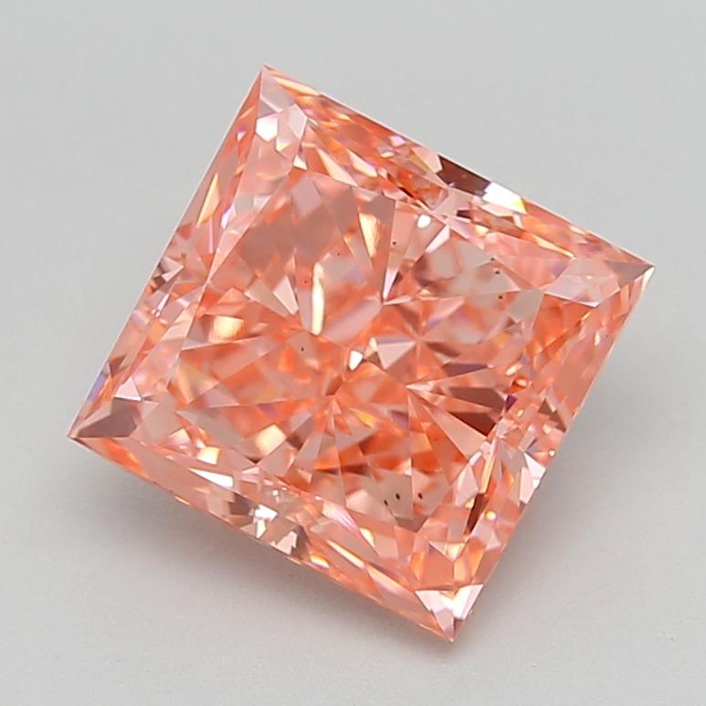 4.47 Ct. Fancy Vivid  Pink Princess Lab Grown Diamond