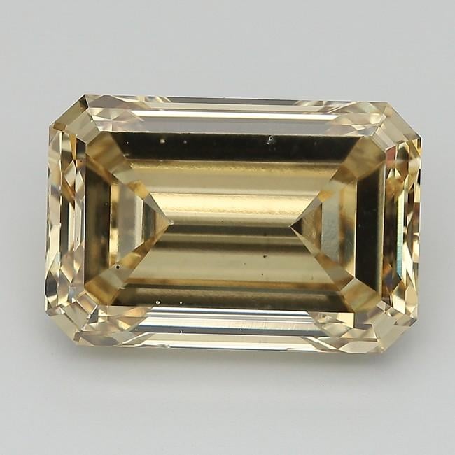 15.01 Ct. Fancy Intense  Yellow Emerald Lab Grown Diamond