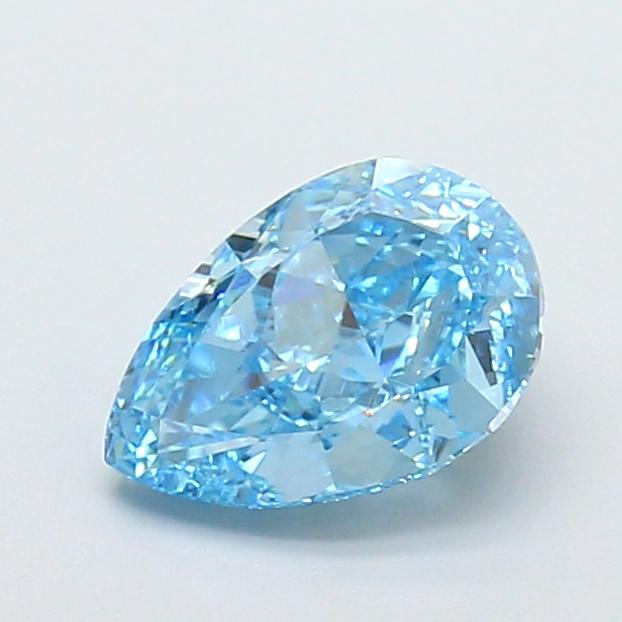 2.04 Ct. Fancy Vivid  Blue Pear Lab Grown Diamond