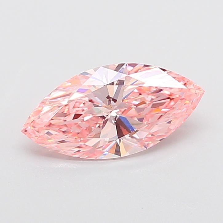 2.01 Ct. Fancy Vivid Pink Marquise Lab Grown Diamond
