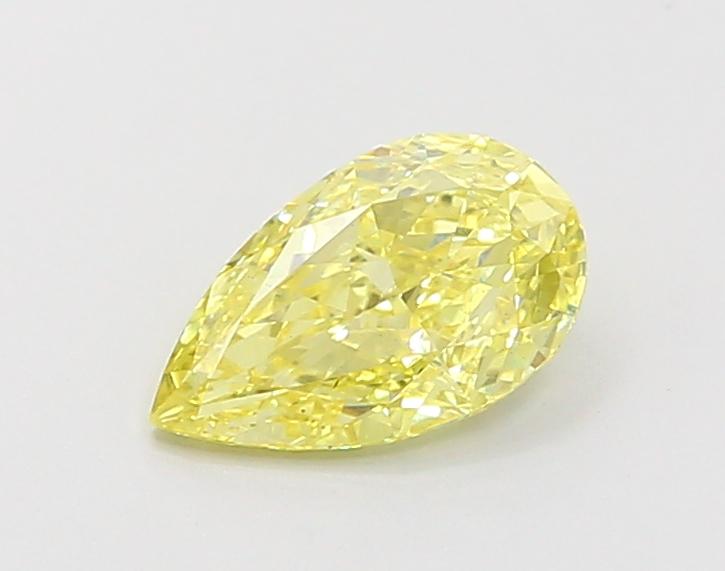 0.88 Ct. Fancy Intense Yellow Pear Lab Grown Diamond