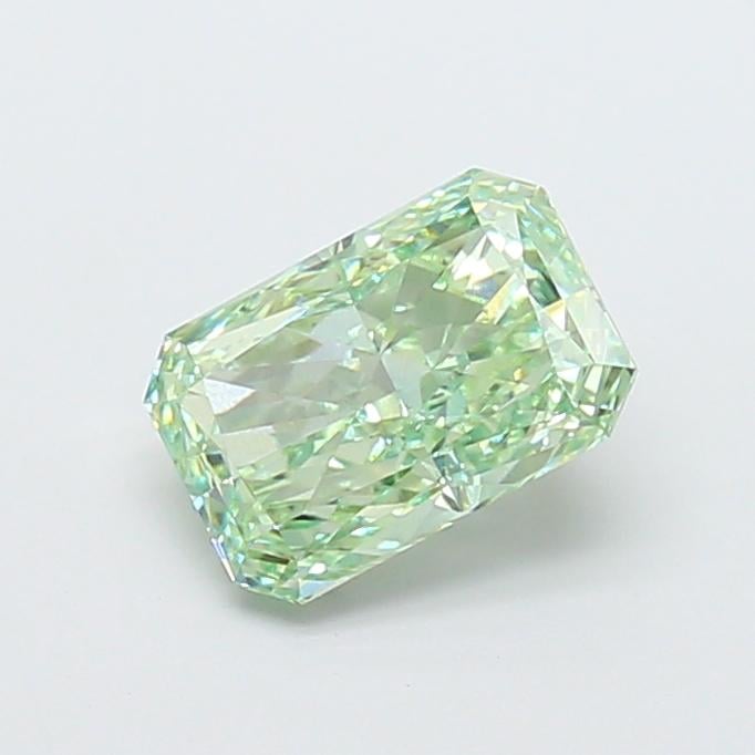 2.05 Ct. Fancy Vivid  Green Radiant Lab Grown Diamond