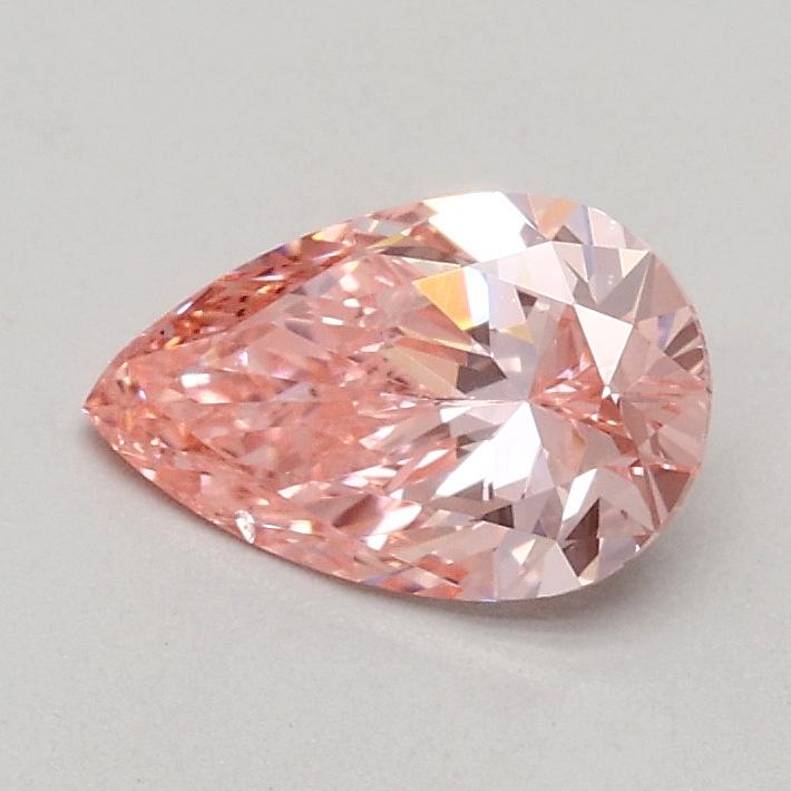 0.50 Ct. Fancy Vivid Pink Pear Lab Grown Diamond