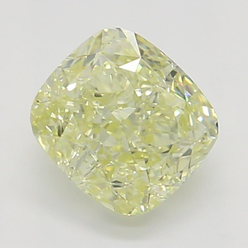 0.55 Ct. Fancy Light Yellow Cushion Diamond