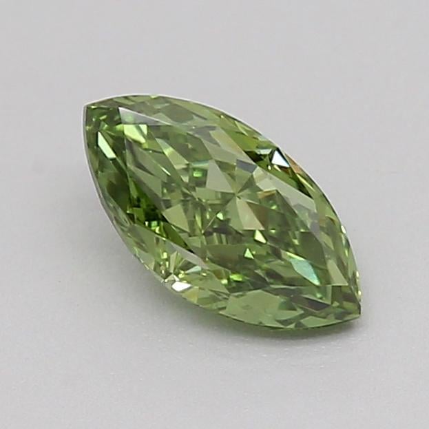 0.33 Ct. Fancy Vivid  Green Marquise Lab Grown Diamond