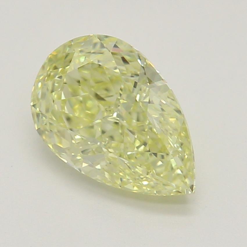 0.70 Ct. Fancy Light Yellow Pear Diamond