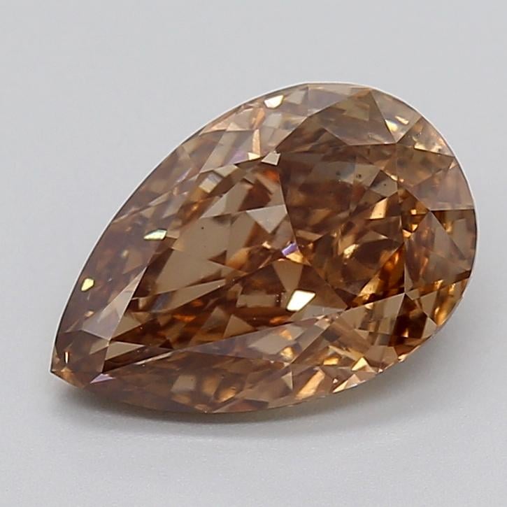 3.33 Ct. Fancy  Brown Pear Lab Grown Diamond