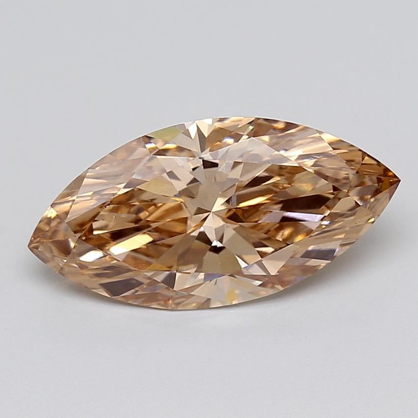 4.03 Ct. Fancy  Brown Marquise Lab Grown Diamond