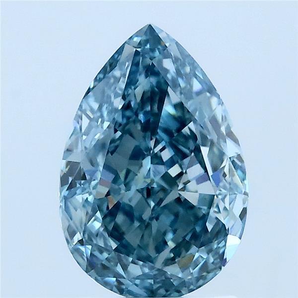 2.09 Ct. Fancy Blue Pear Lab Grown Diamond