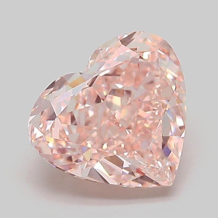 1.94 Ct. Fancy Intense Pink Heart Lab Grown Diamond