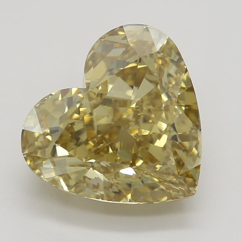 2.52 Ct. Fancy Brown-Yellow Heart Diamond
