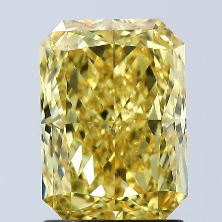 2.04 Ct. Fancy Vivid Yellow Radiant Lab Grown Diamond